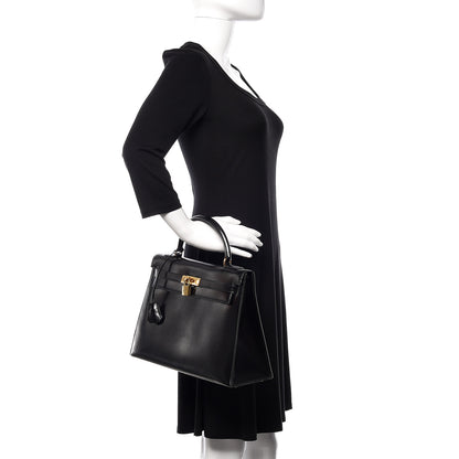 Hermes Box Kelly Sellier 32 Black 2 of 38