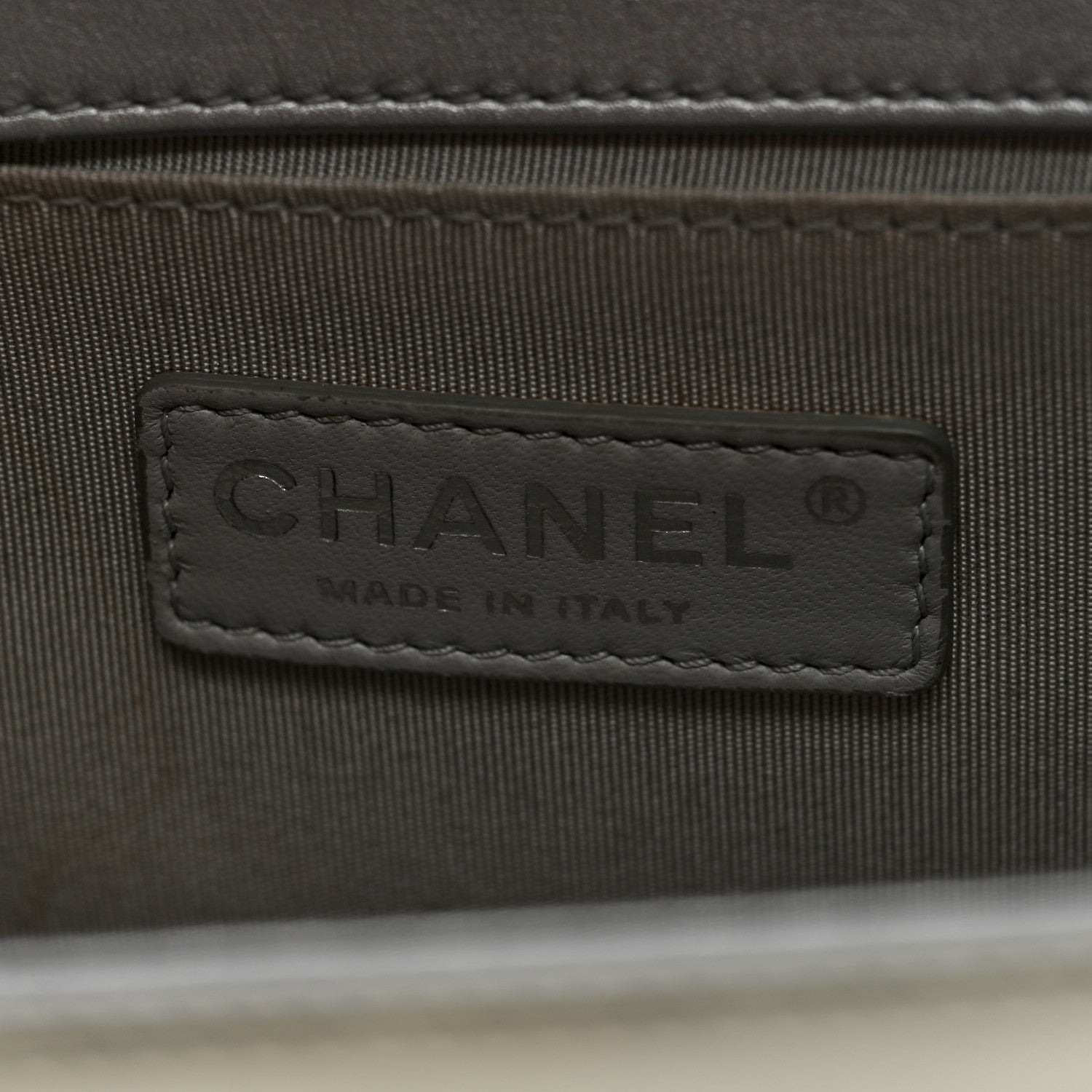 Chanel Metallic Patent Calfskin Quilted Medium Boy Flap Silver 5 of 9