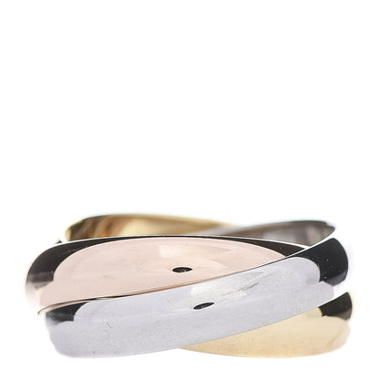 Cartier 18K Pink Yellow White Gold Classic Trinity Ring 49 4.75 3 of 6