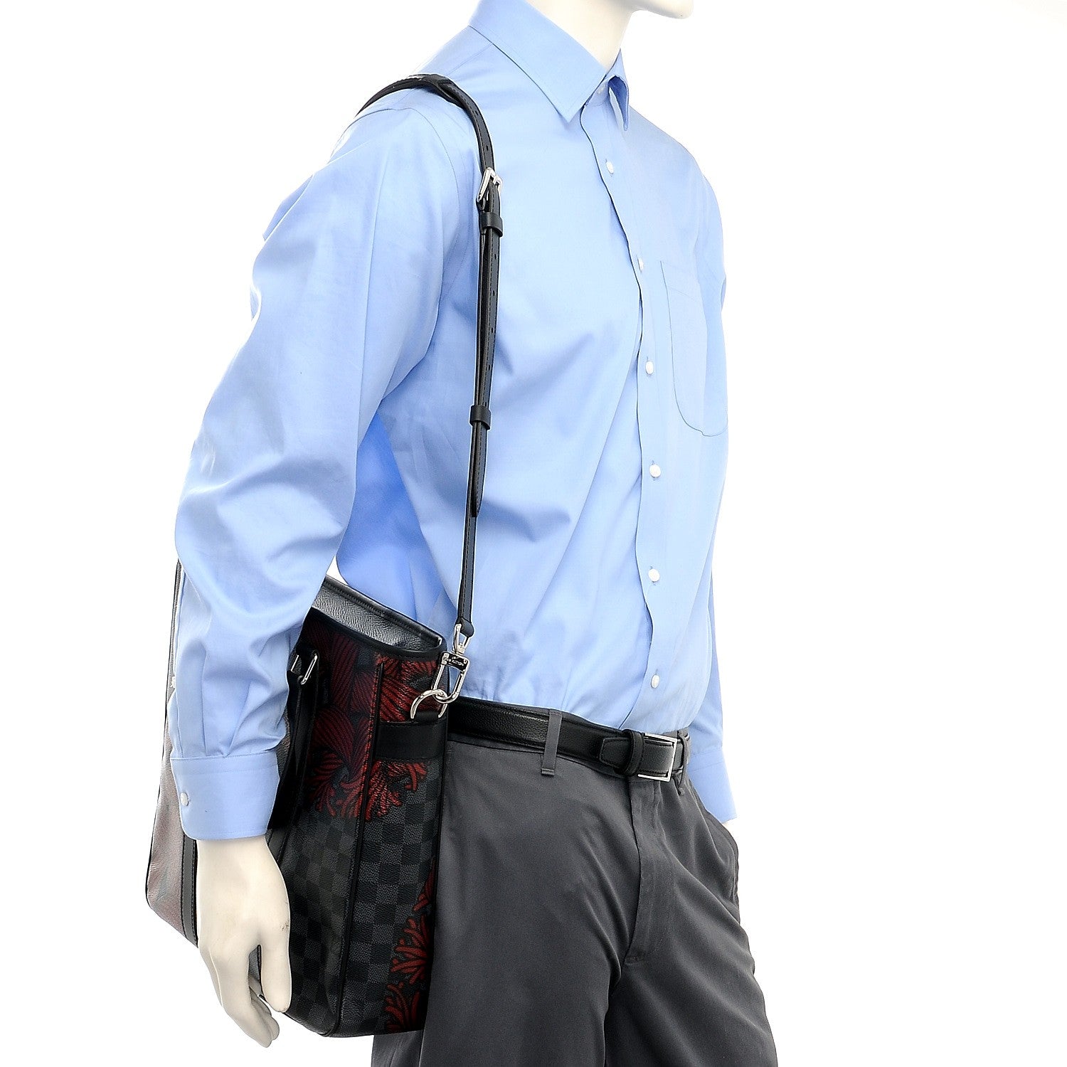 Louis Vuitton Damier Graphite Rope Tadao Red 2 of 7