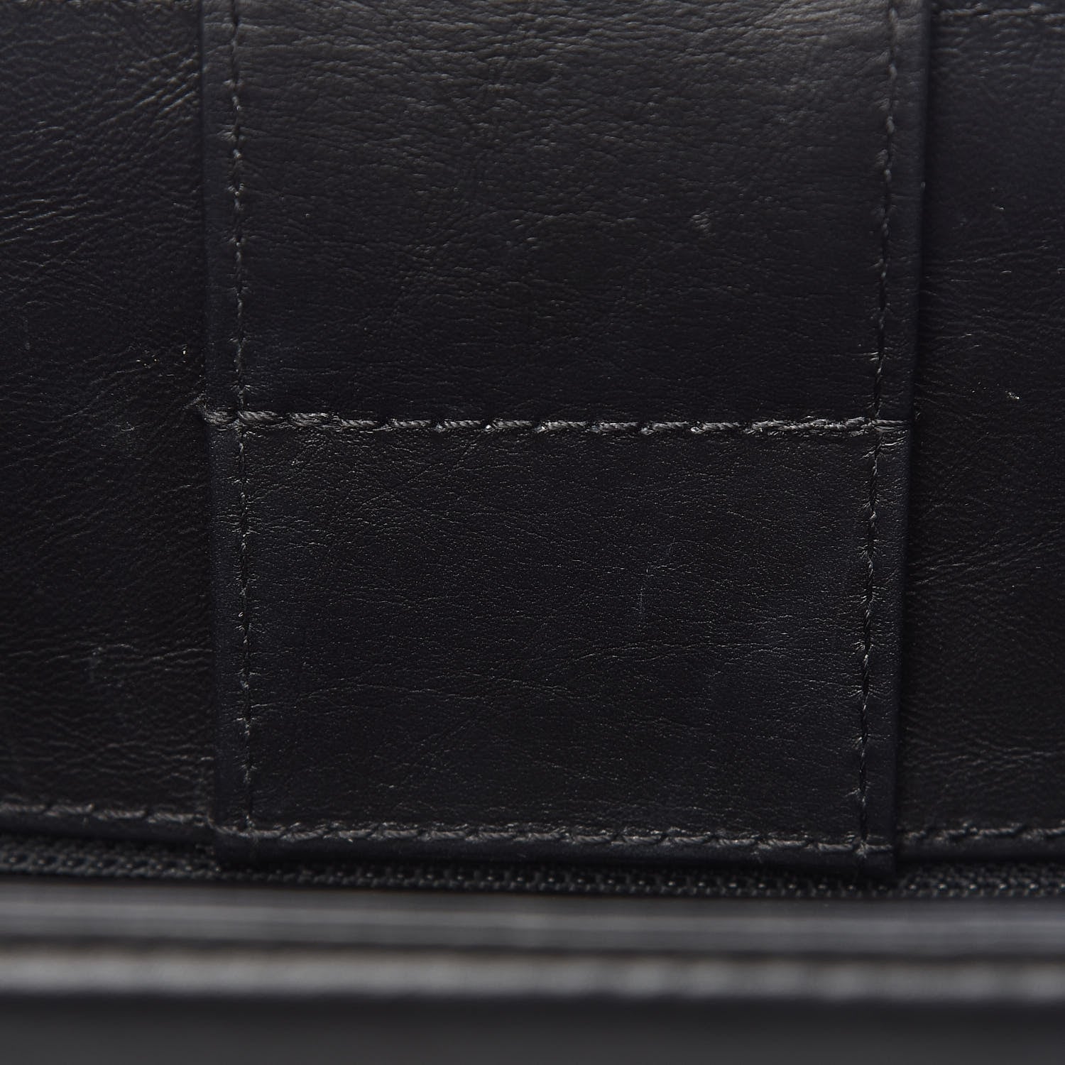Chanel Aged Calfskin Chevron Quilted Large Shopping Tote Black 11 of 12