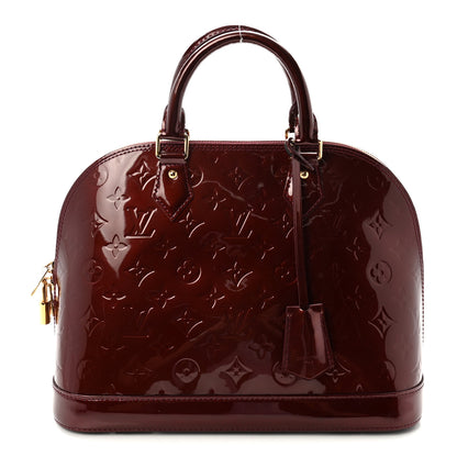 Louis Vuitton Vernis Alma PM Rouge Fauviste 1 of 9