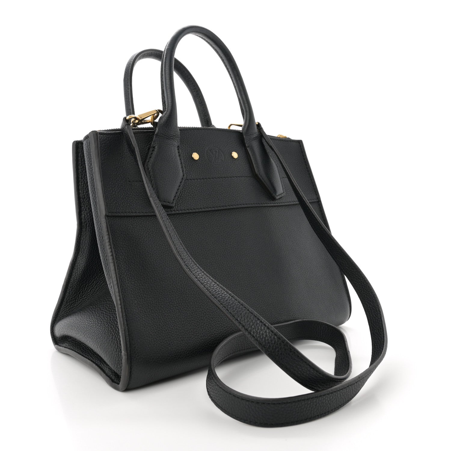 Louis Vuitton Taurillon City Steamer PM Black 3 of 13