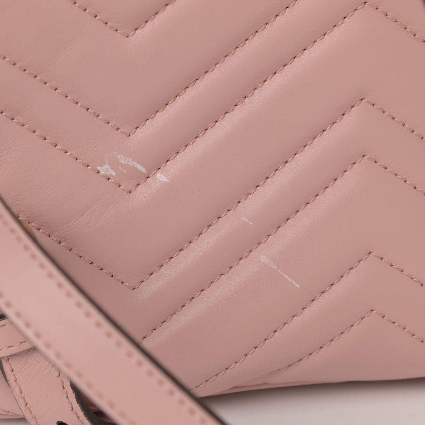 Calfskin Matelasse GG Marmont Dome Backpack Perfect Pink