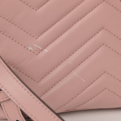Gucci Calfskin Matelasse GG Marmont Dome Backpack Perfect Pink 13 of 14