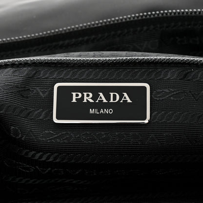 Prada Nylon Vela Double Snap Buckle Messenger Bag Black 6 of 12