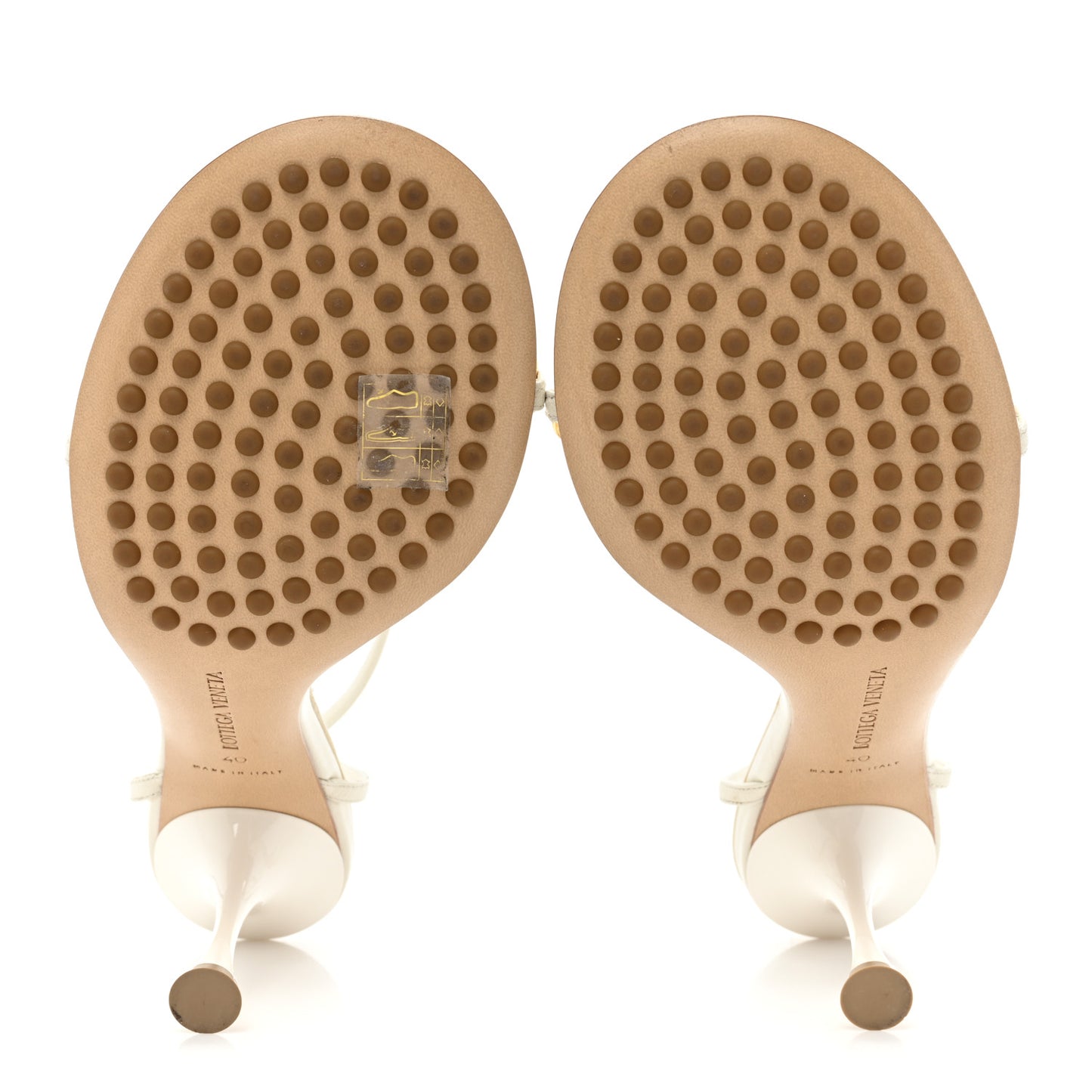 Lambskin Dot 90mm Sandals 40 String