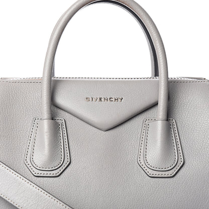Givenchy Sugar Goatskin Medium Antigona Pearl Grey 10 of 11