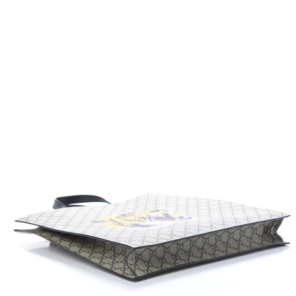 Gucci GG Supreme Monogram L'Aveugle Par Amour Print Vertical Tote Black 3 of 9