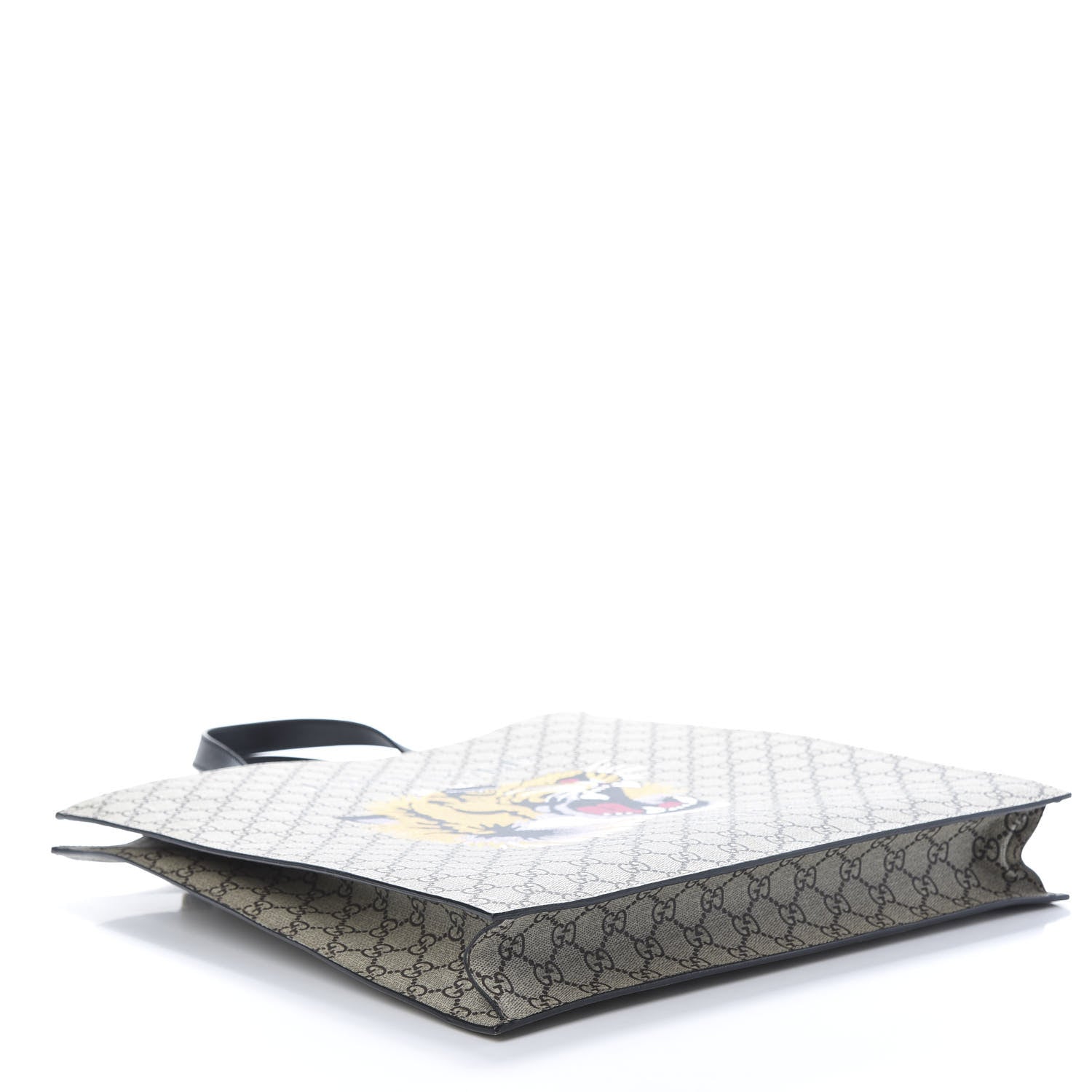 Gucci GG Supreme Monogram L'Aveugle Par Amour Print Vertical Tote Black 3 of 9
