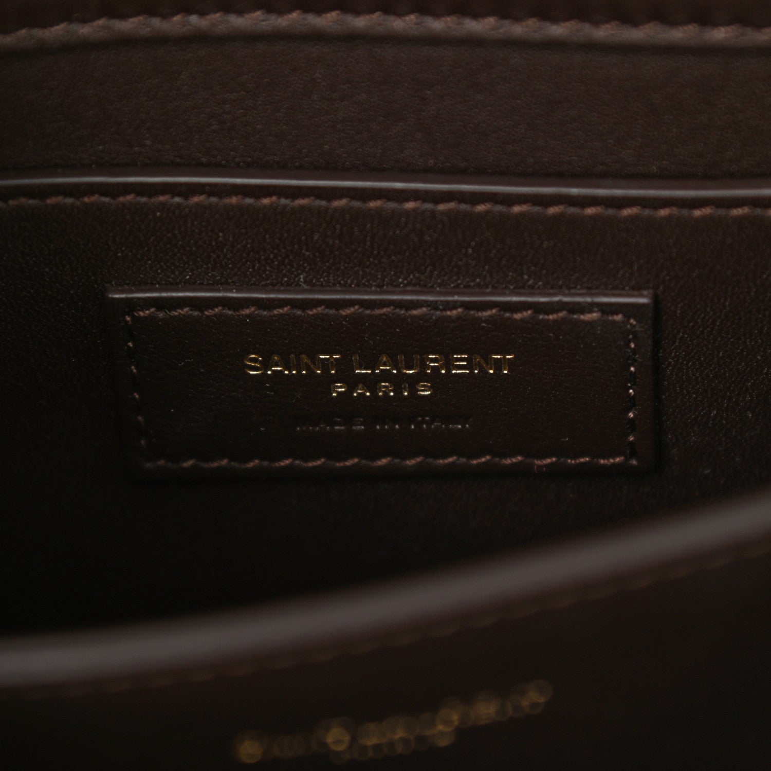 Saint Laurent Calfskin Pony Hair Leopard Print Mini Monogram Cassandra Top Handle Brown 7 of 11