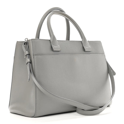 Chanel Grained Calfskin Small Neo Executive Shopper Tote Grey 3 of 17