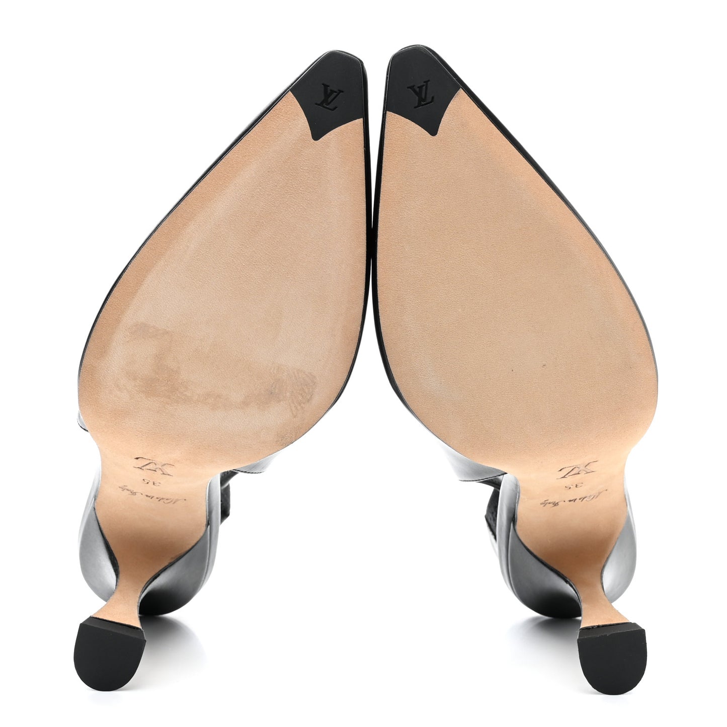 Calfskin Slingback Pumps 35 Black