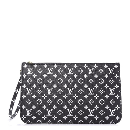 Louis Vuitton Monogram Giant Jungle Neverfull MM GM Pochette Black 1 of 7