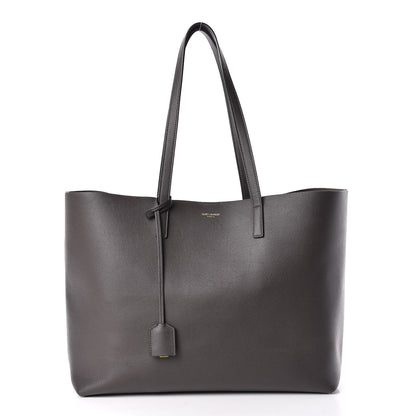 Saint Laurent Calfskin Large Shopping Tote Asphalt 3 of 11