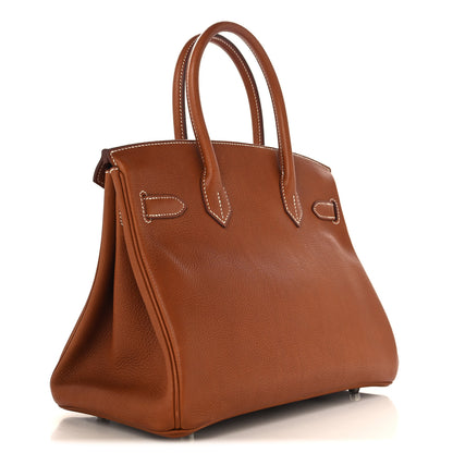 Hermes Natural Barenia Faubourg Birkin 30 Fauve 3 of 13