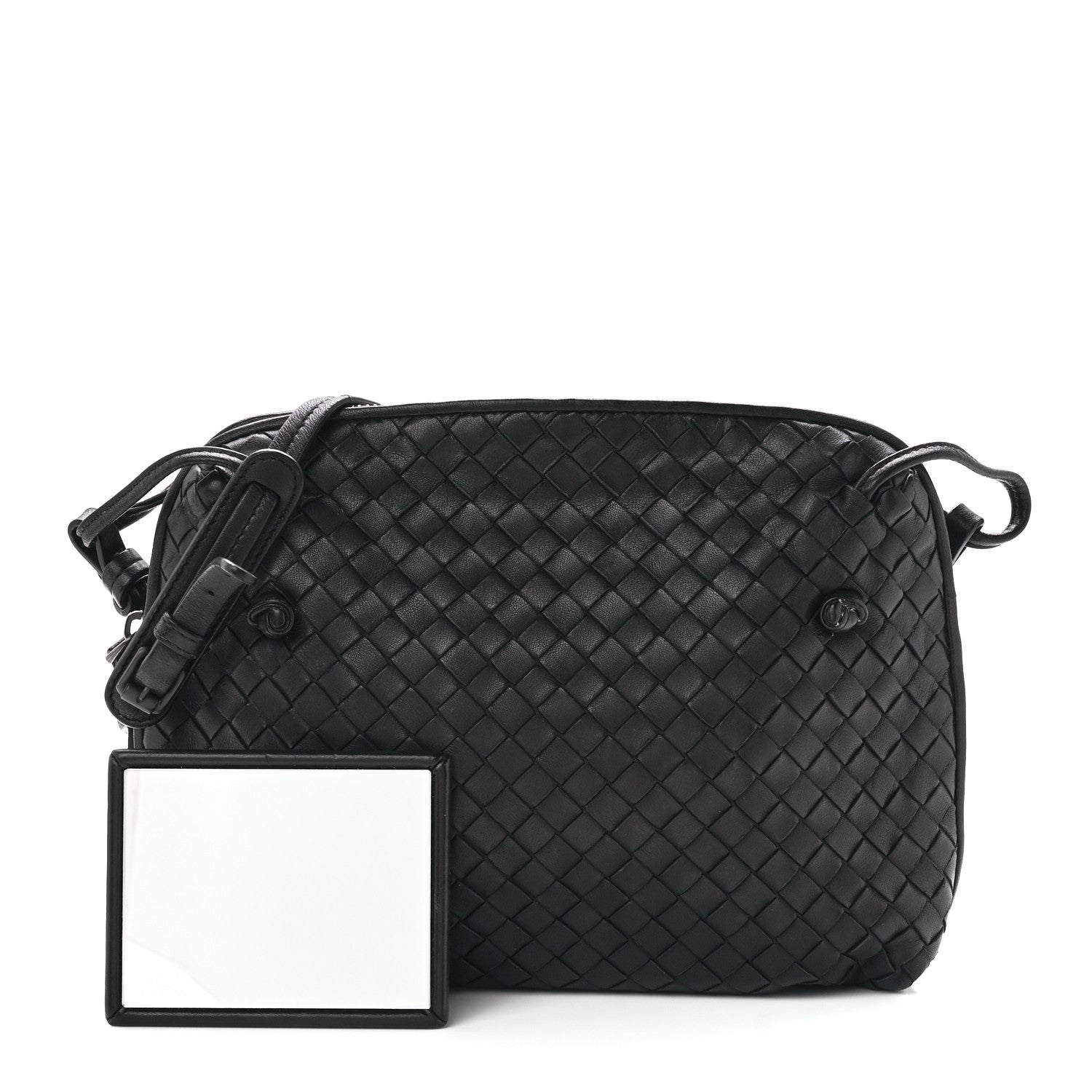 Bottega Veneta Nappa Intrecciato Nodini Bag Black 1 of 14