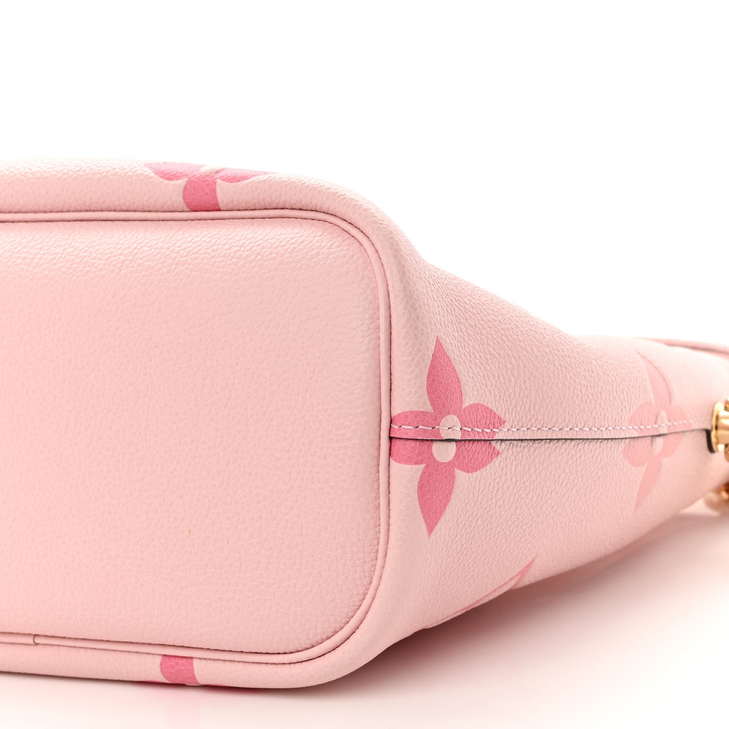 Louis Vuitton Empreinte Monogram Giant By The Pool Marshmallow Hobo PM Bouton De Rose 9 of 11