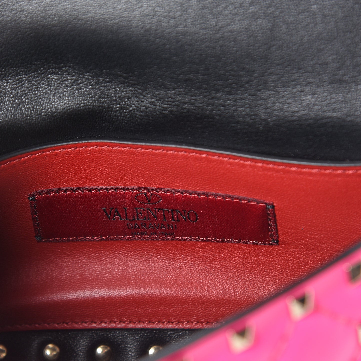 Calfskin Mini Rockstud Spike Shoulder Bag Azalea