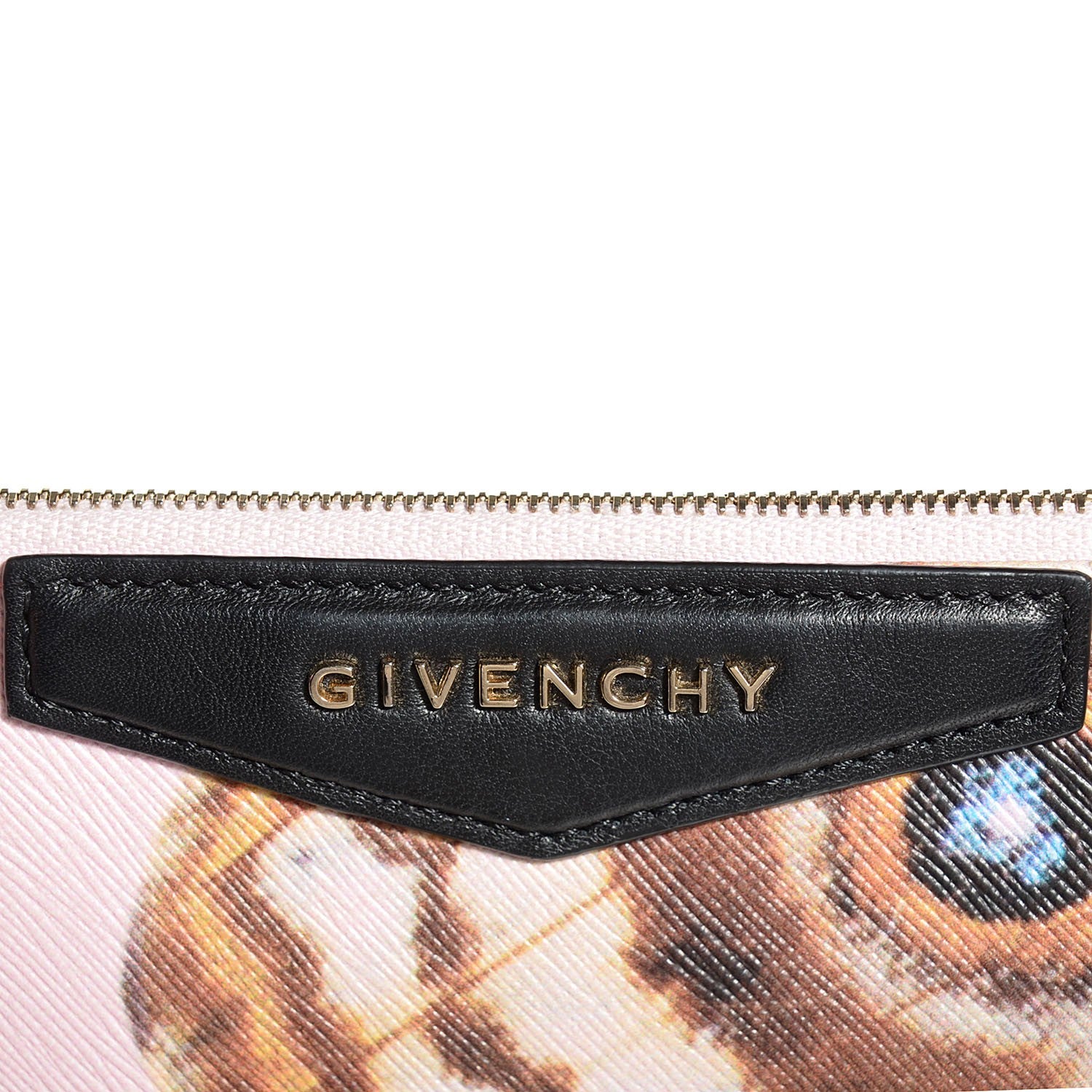 Givenchy Coated Canvas Butterfly Print Large Flat Zip Pouch Multicolor 9 of 9