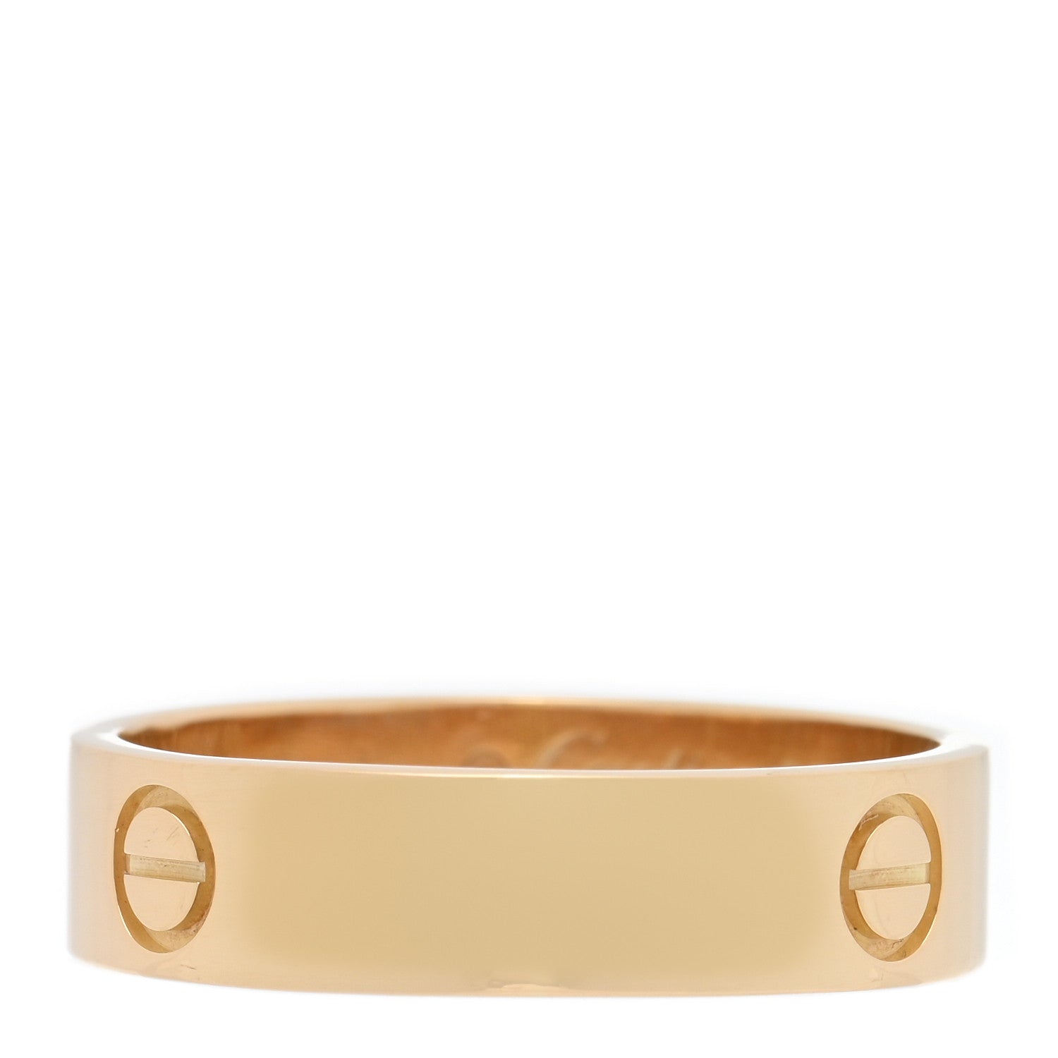 Cartier 18K Yellow Gold 5.5mm LOVE Ring 61 9.5 1 of 5