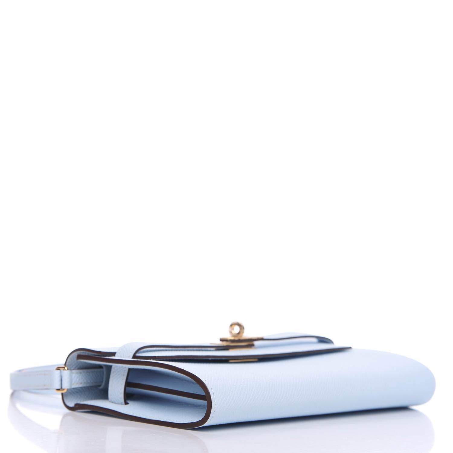 Hermes Epsom Kelly Wallet To Go Bleu Brume 3 of 8