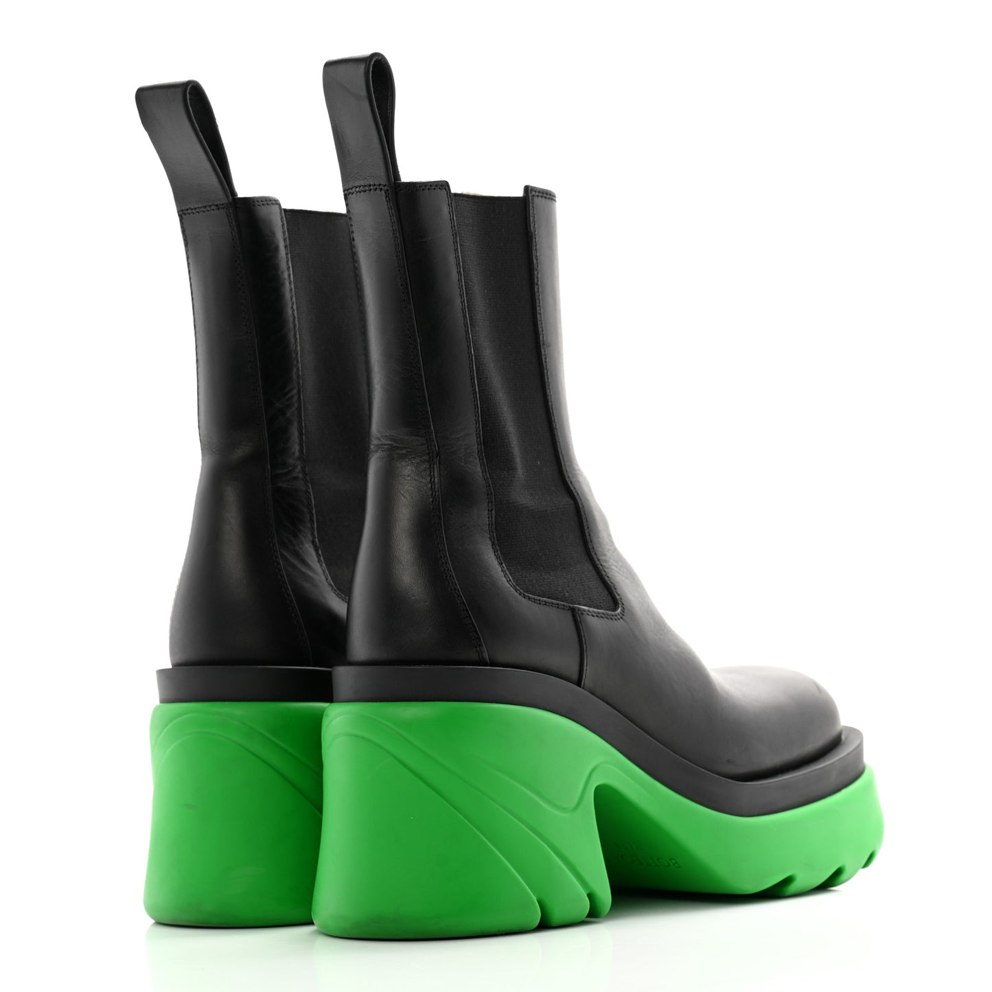 Calfskin The Flash Chelsea Boots 36 Pistachio