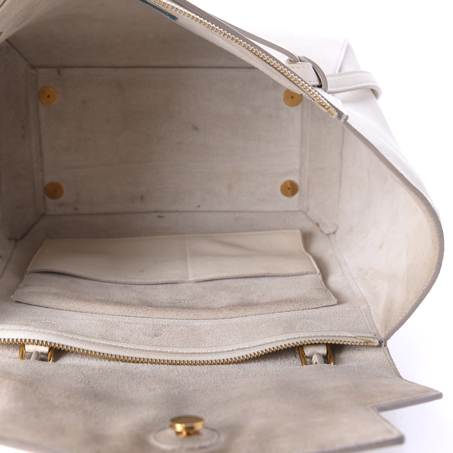 Celine Grained Calfskin Mini Belt Bag White 6 of 14