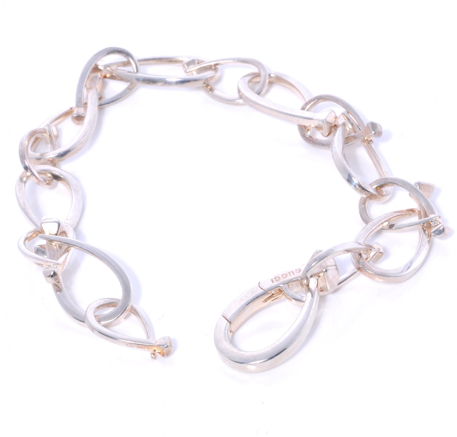 Gucci Sterling Silver Horsebit Nail Bracelet 4 of 4