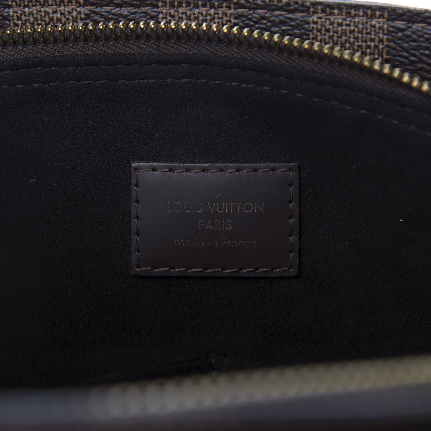 Cuir Taurillon Damier Ebene Normandy Black
