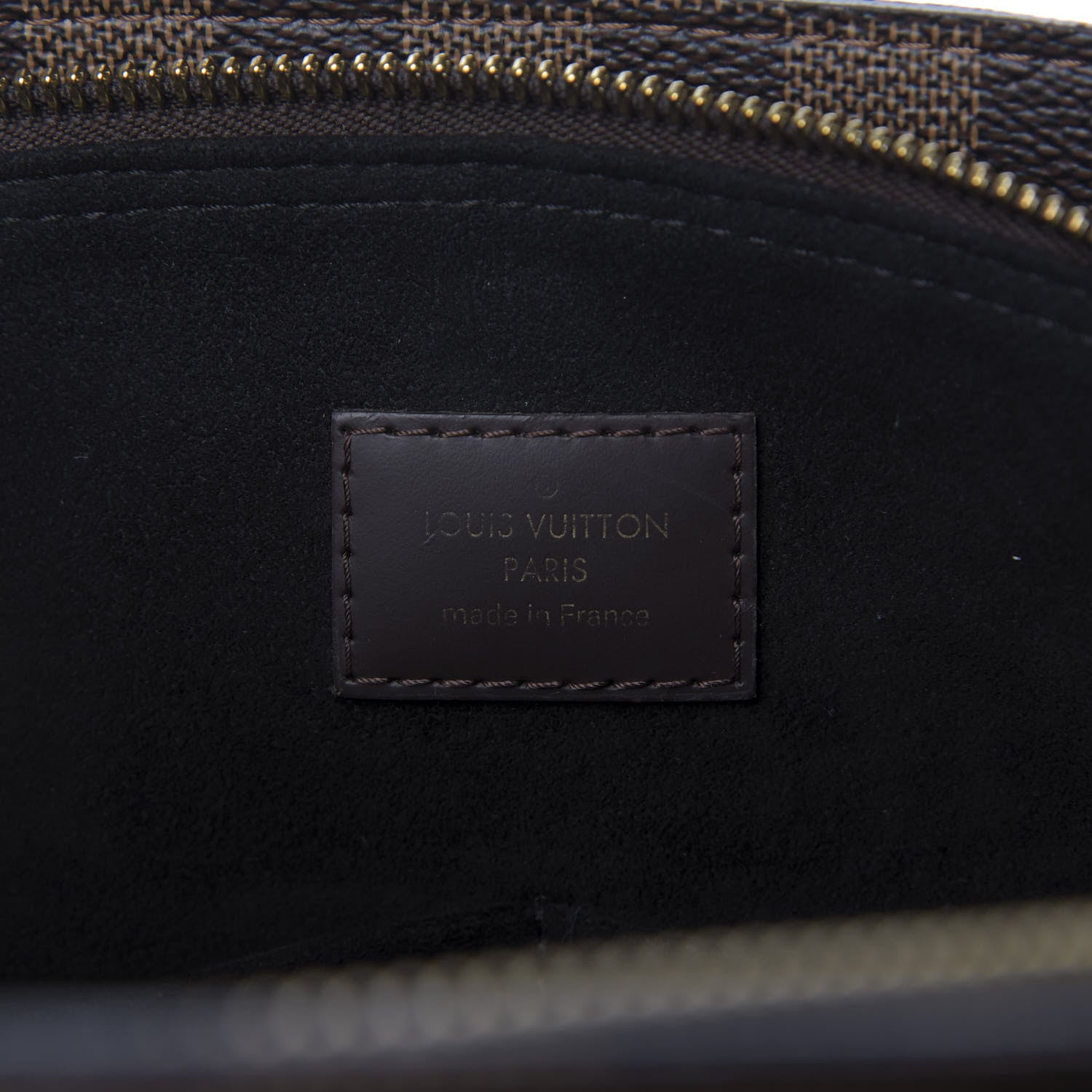 Louis Vuitton Cuir Taurillon Damier Ebene Normandy Black 9 of 10