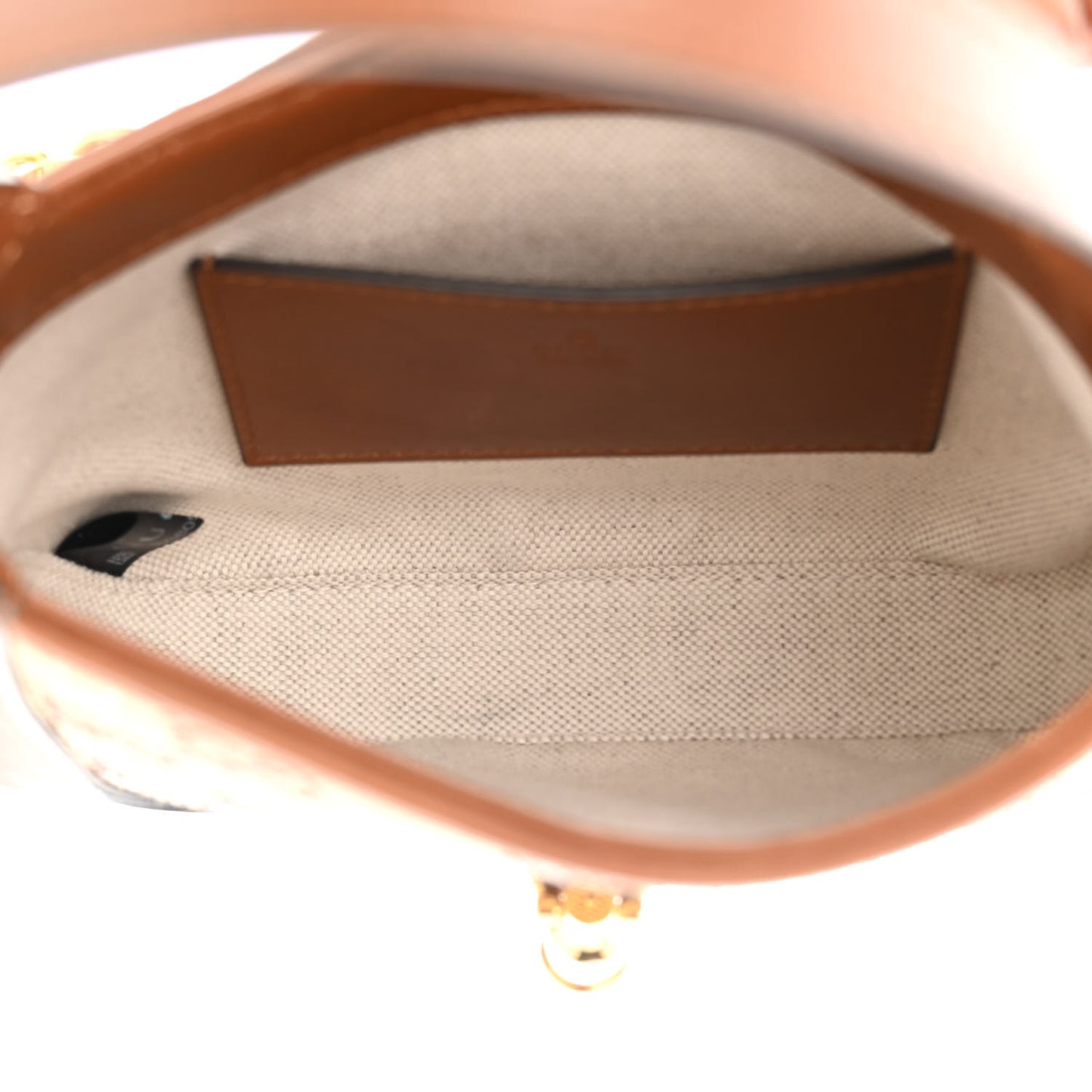 New Canvas Charisma Calfskin Crystal GG Monogram Mini Jackie 1961 Hobo Camel Ebony