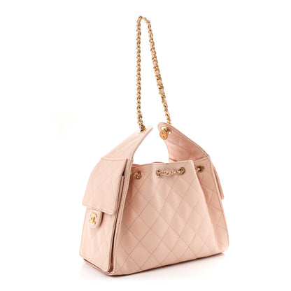 Chanel Caviar Quilted Small Chanel 25 Handbag Light Pink 2 of 10