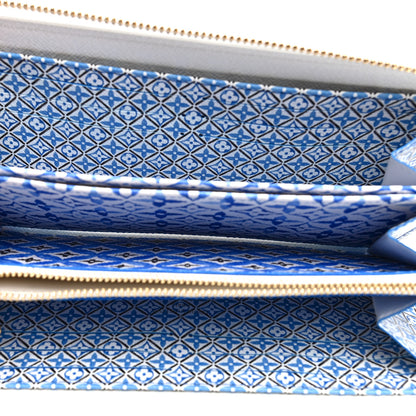 Louis Vuitton Monogram Giant By The Pool Zippy Wallet Resort Blue 5 of 7