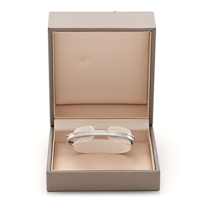 Bulgari 18K White Gold Narrow B.Zero1 Bangle Bracelet ML 4 of 4