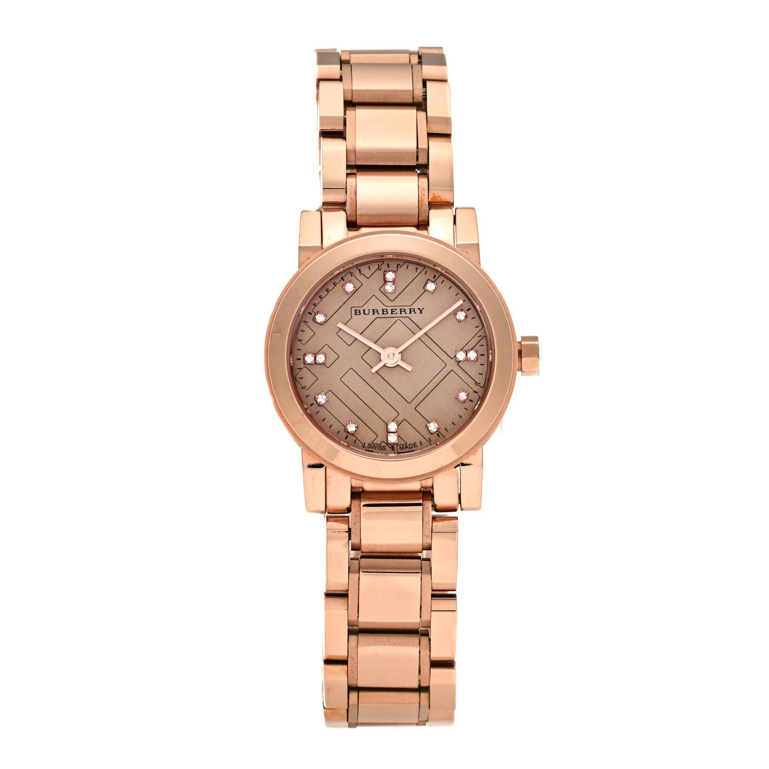 Burberry Stainless Steel 26mm Heritage Quartz Watch Rose BU9215 1 of 5