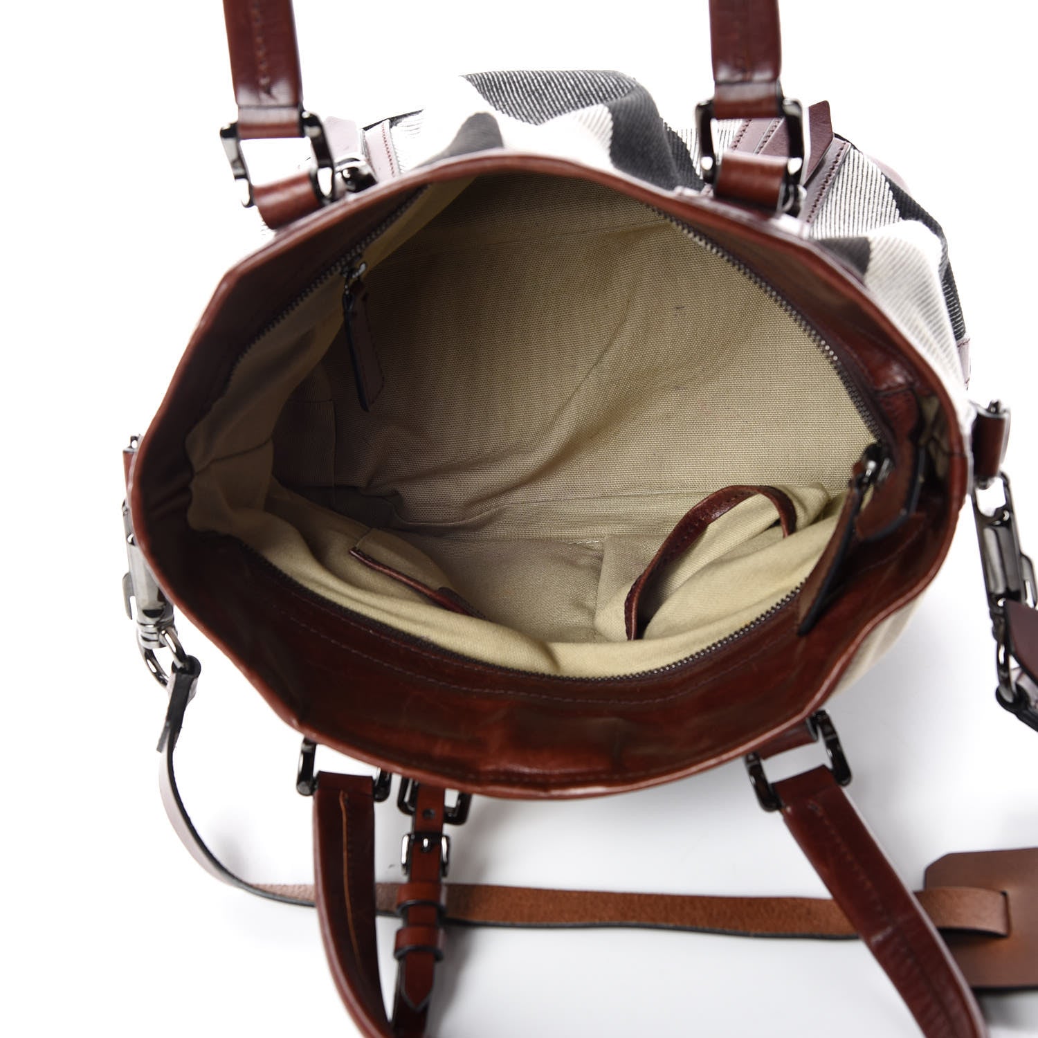 Burberry Canvas Mega Check Lowry Brown 7 of 26