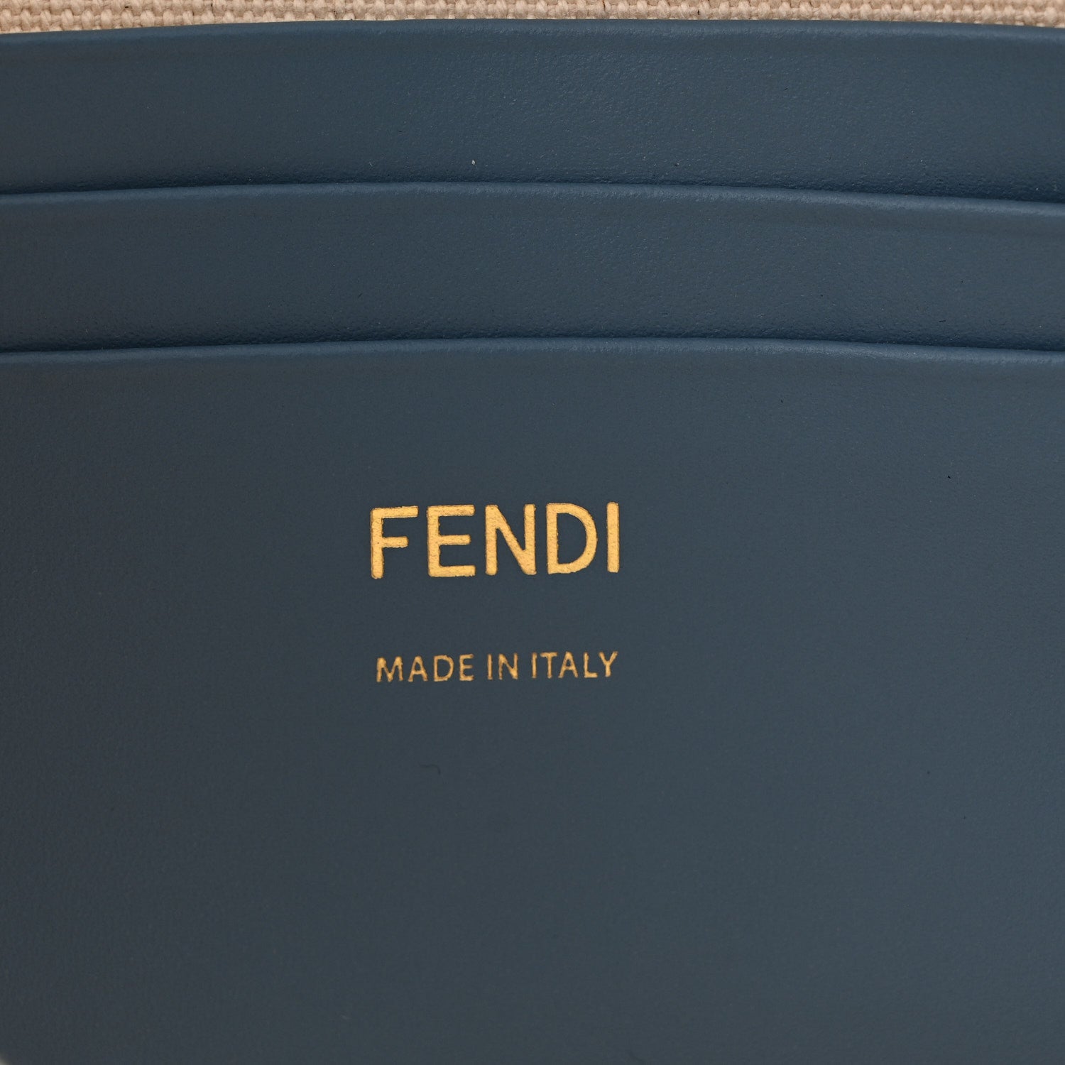 Fendi Canvas Vitello King Seta FF Embroidered Mini Baguette Blue Multicolor 6 of 10