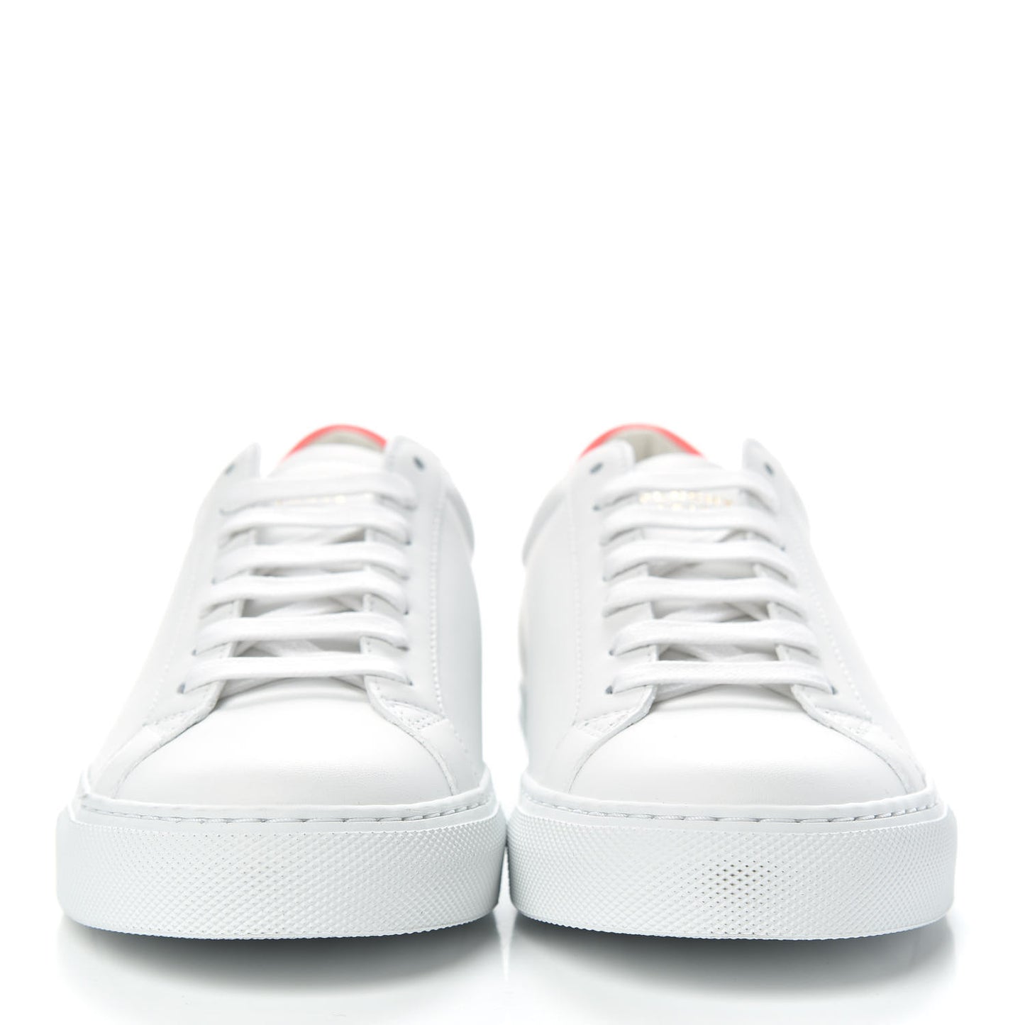 Calfskin Womens Urban Street Sneakers 36 White Neon Pink