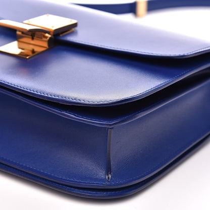 Celine Box Calfskin Medium Classic Box Flap Bag Indigo 9 of 11