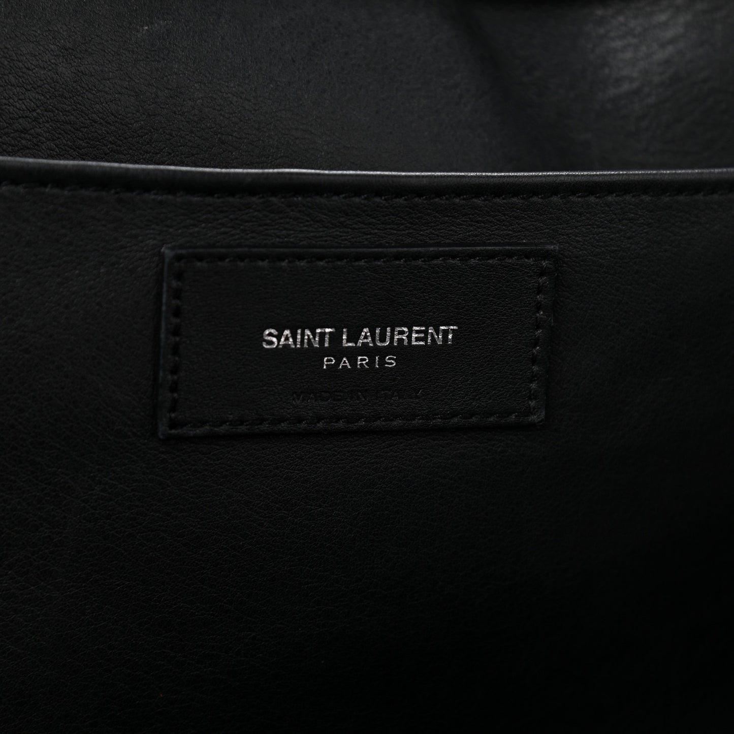 Calfskin Small Monogram Cabas Black