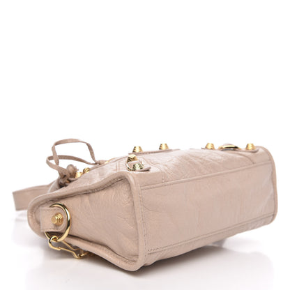 Balenciaga Agneau Giant 12 Gold Hardware Mini City Rose Aubepine Rose Light 4 of 9