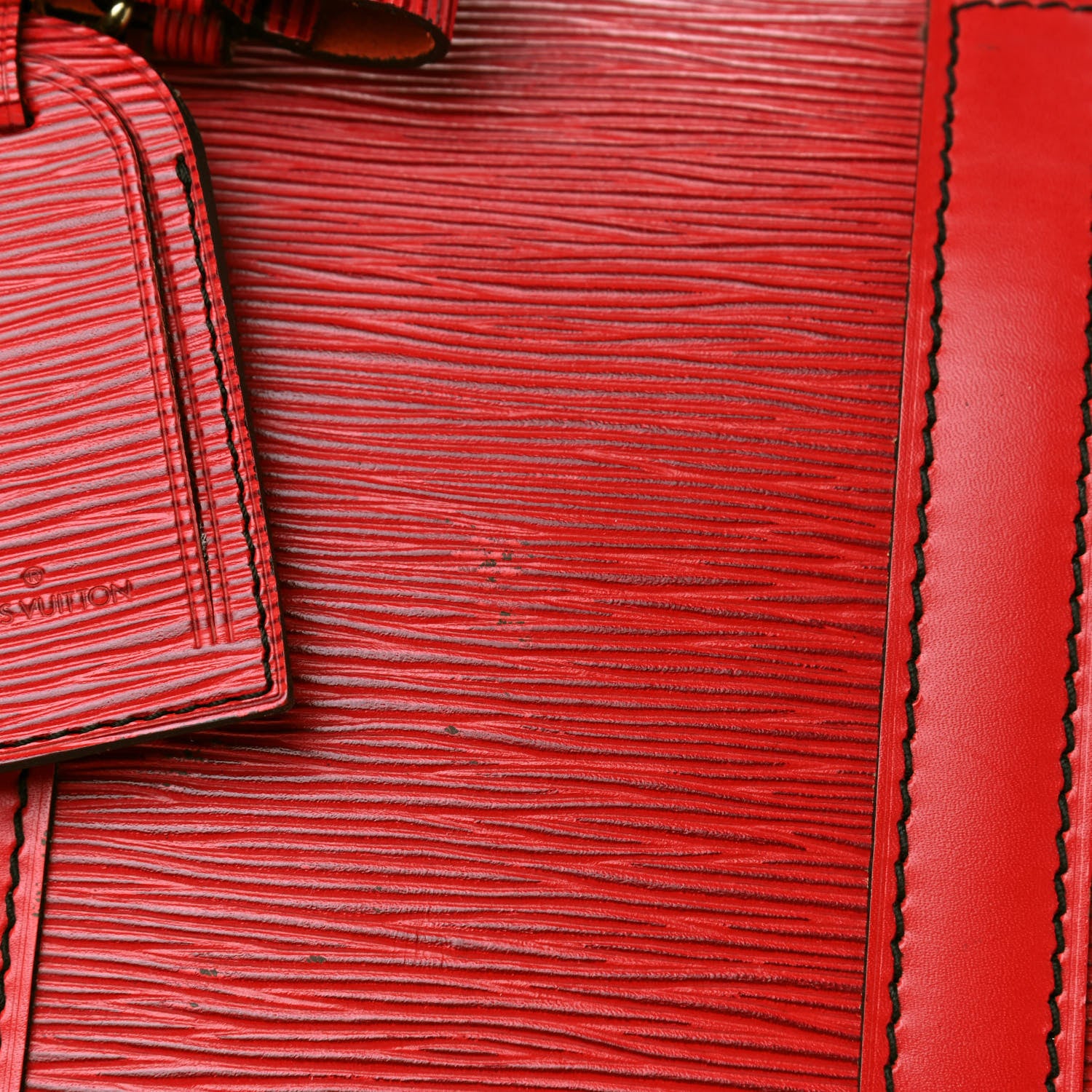 Louis Vuitton Epi Keepall 45 Castillan Red 12 of 15