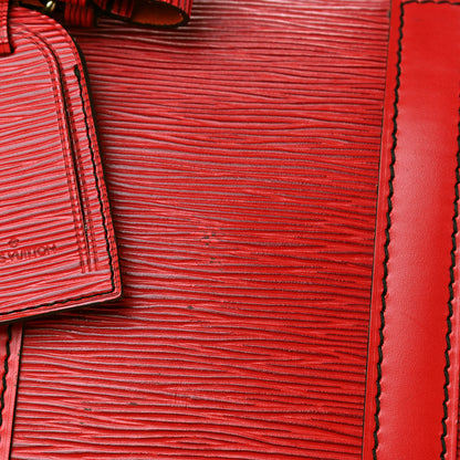 Louis Vuitton Epi Keepall 45 Castillan Red 12 of 15
