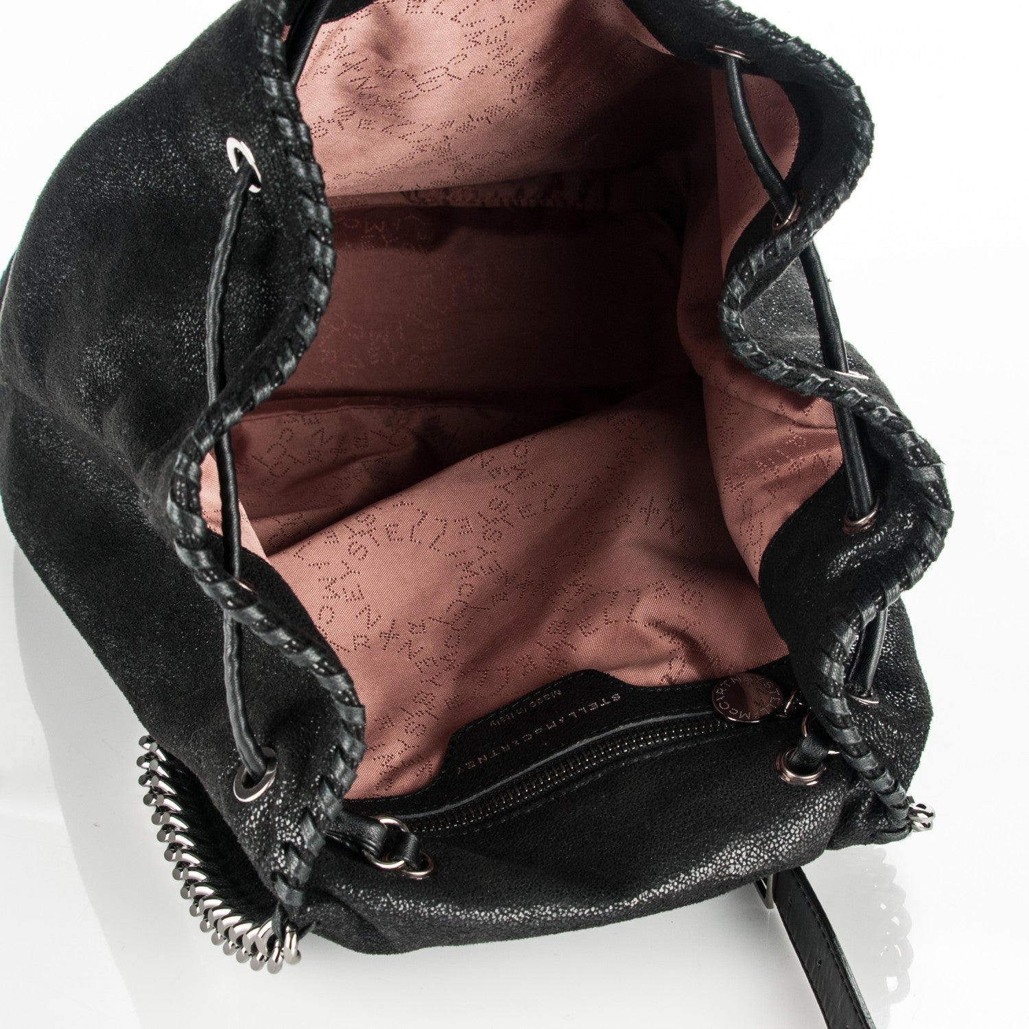 Stella McCartney Shaggy Deer Falabella Backpack Black 5 of 8