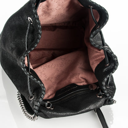 Stella McCartney Shaggy Deer Falabella Backpack Black 5 of 8