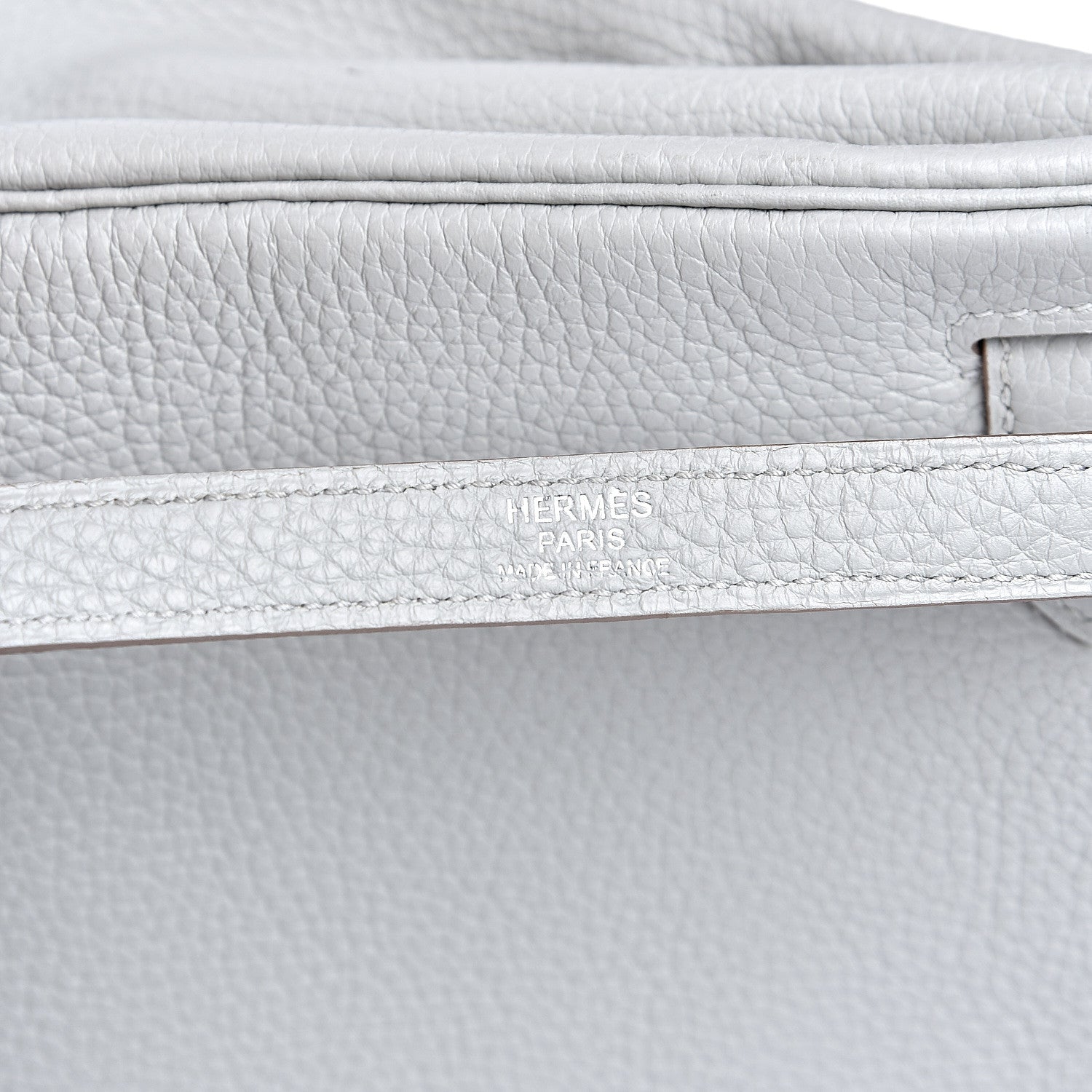 Hermes Taurillon Clemence Kelly Retourne 28 Gris Perle 7 of 11