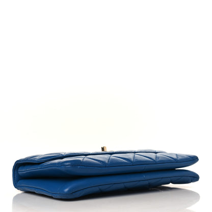 Chanel Lambskin Quilted Medium Trendy CC Flap Blue 4 of 10