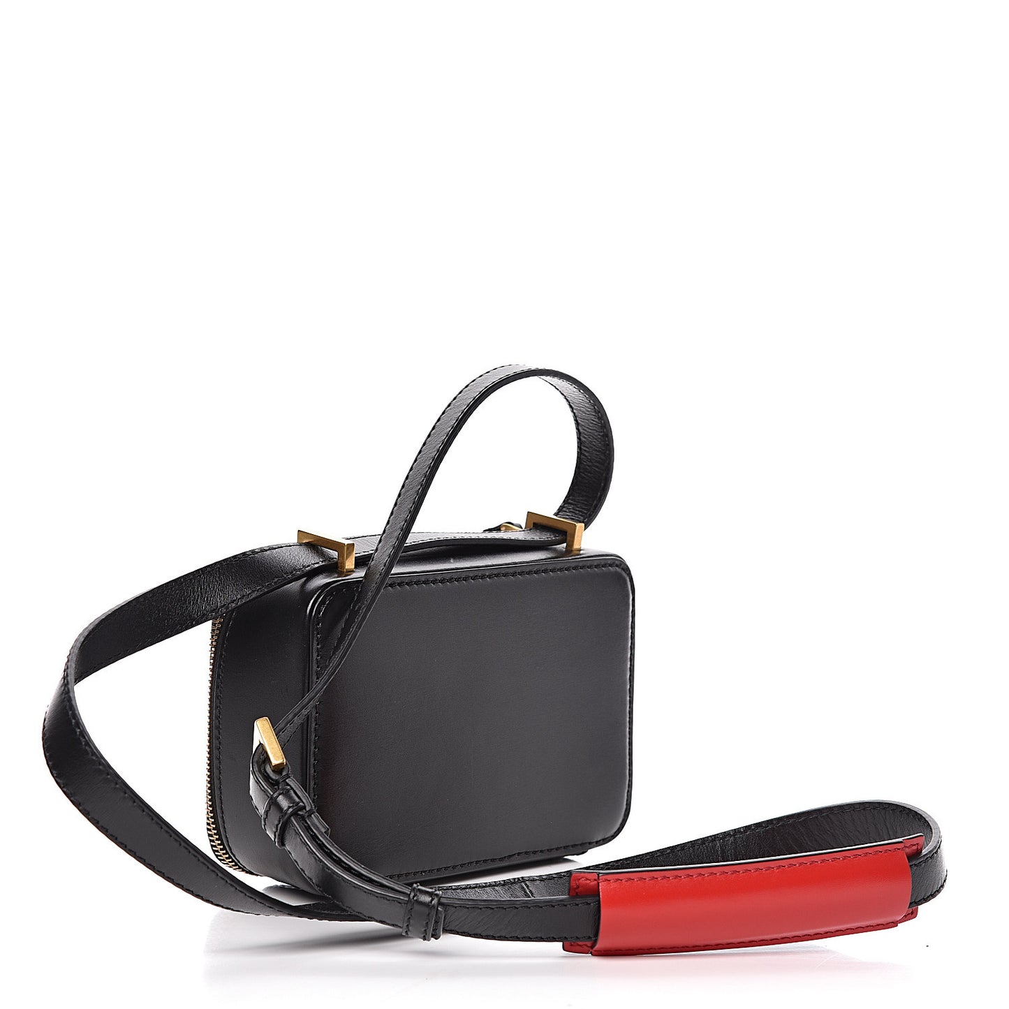 Smooth Calfskin Small VSling Shoulder Bag Black