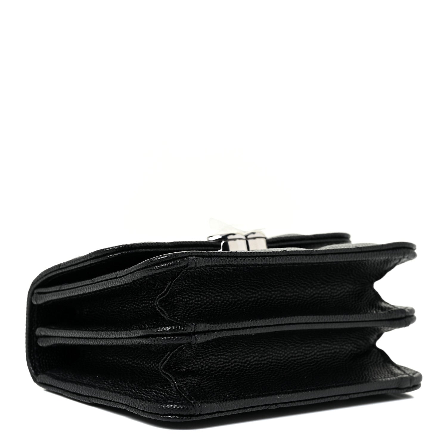 Chanel Caviar Quilted Pick Me Up Clutch With Chain Black 4 of 17